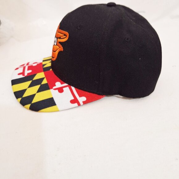 DAP Maryland Flag Baltimore Orioles MLB Cartoon Goofy Bird Cap Snapback - Picture 2 of 5